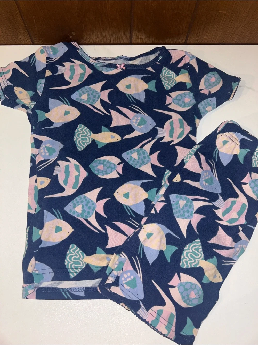 5/$20 Carter's | Fish Print Pajama Set